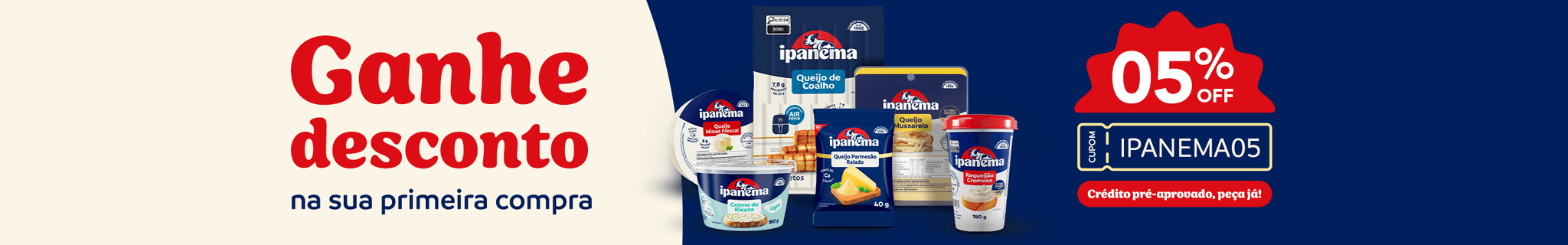 Ganhe desconto — lançamentos Ipanema
